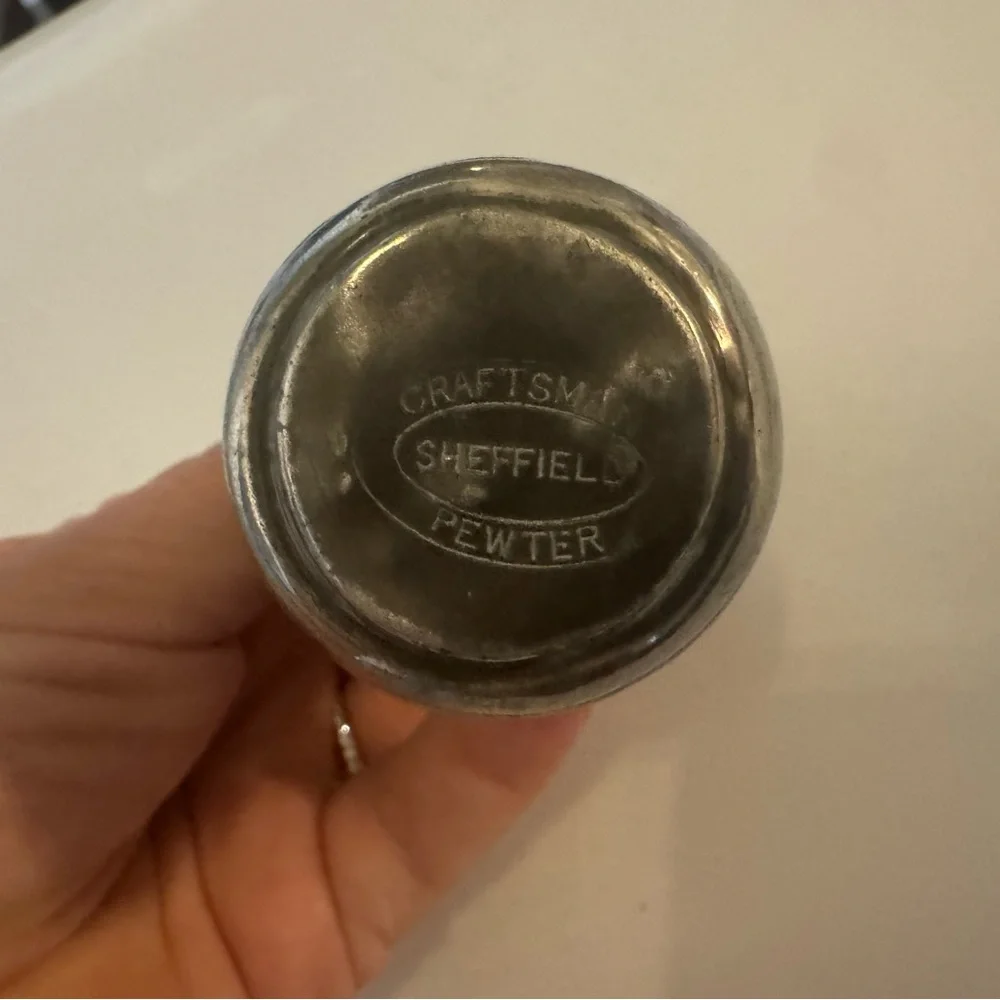 Sheffield Craftsman Pewter Set